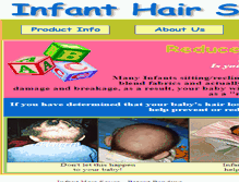 Tablet Screenshot of infanthairsaver.com